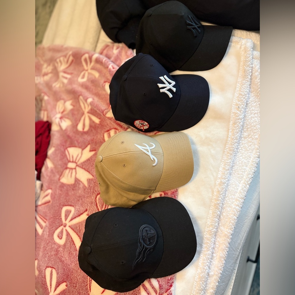 Black and Tan Baseball Caps